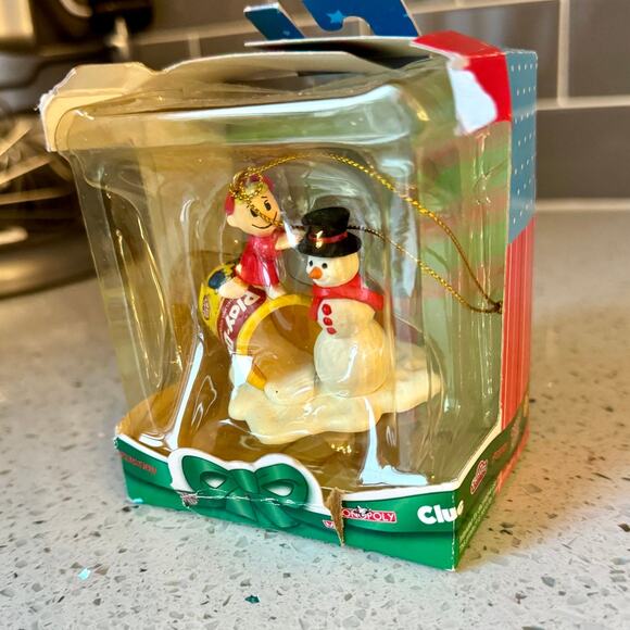 Y2K Vintage Play-Doh Snowman Christmas Ornament Collectible in Box Hasbro - Picture 3 of 8